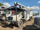 2003 INTERNATIONAL 4300 FORESTRY ELEVATOR BUCKET TRUCK,