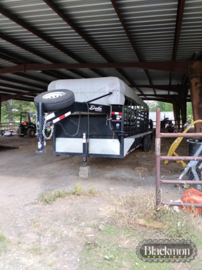 2012 Delta Gooseneck Stock Trailer,