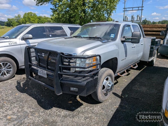 2013 CHEVROLET 3500HD LTZ FLATBED TRUCK, S#1GC4K1C87DF134834