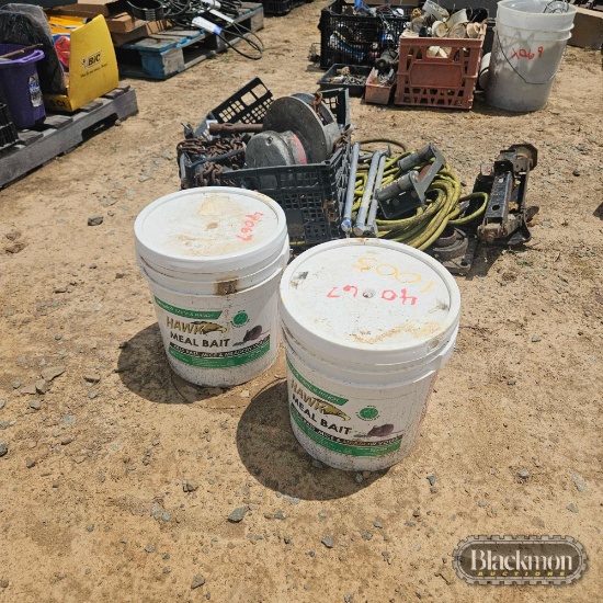 (2) BUCKETS OF MEAL BAIT RAT KILER