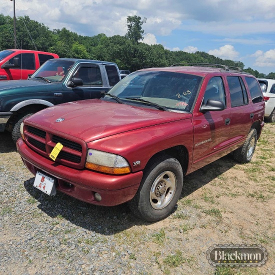 1999 Dodge Durango SUV, 1b4hr28y8xf521924,