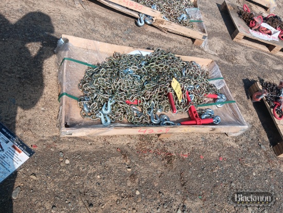 Lot of chain & binders