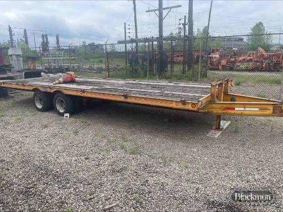 1994 CZ ENGINEERING CZ18KT EQUIPMENT TRAILER,