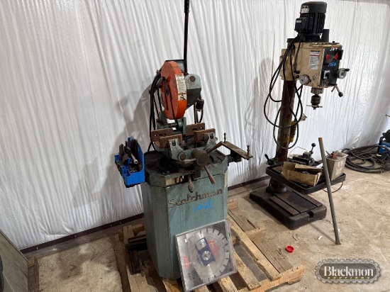 Scotchman Metal Chop Saw and Vice