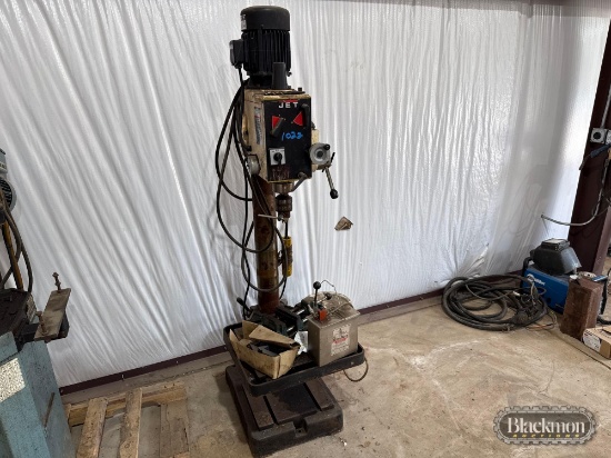 Jet Drill Press with Vice and KoolMist Coolant Generator