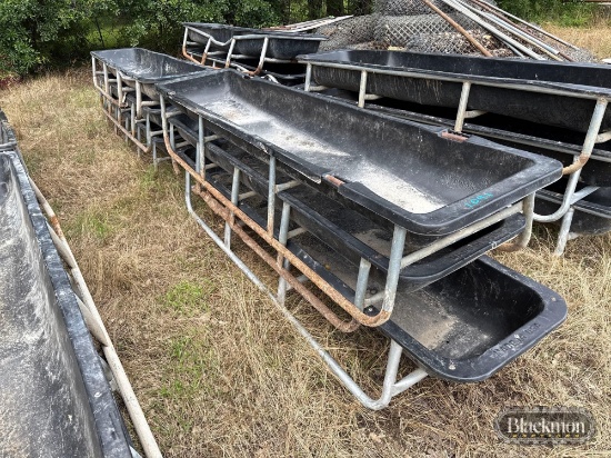 (6) Cattle Feed Troughs