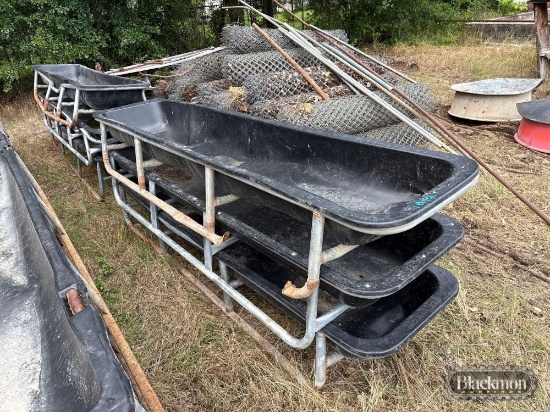 (6) Cattle Feed Troughs