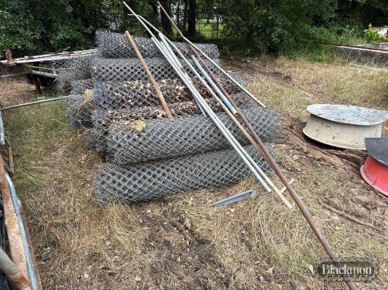 (21) Bundles of Chain Link Fence and Poles