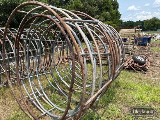 (5) Round Bale Feeders