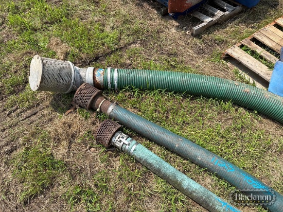 (3)Hard Suction Hose with Basket Strainers
