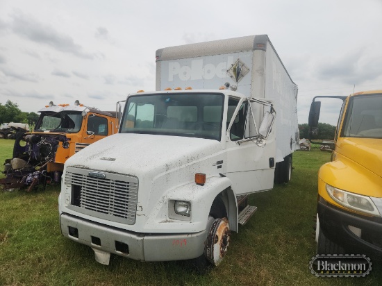 2002 FREIGHTLINER FL70 BOX VAN BODY TRUCK,