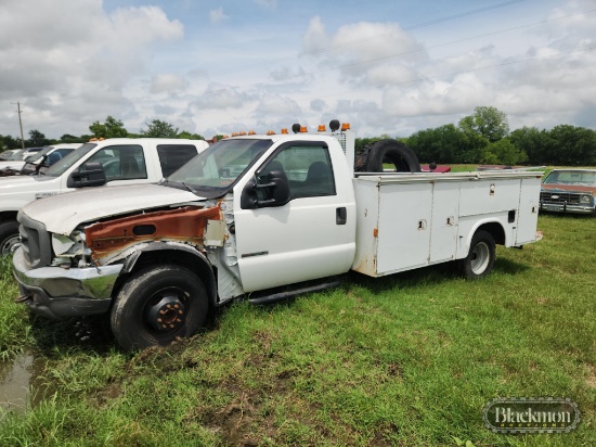 2000 FORD F-350 UTILITY PICKUP TRUCK,