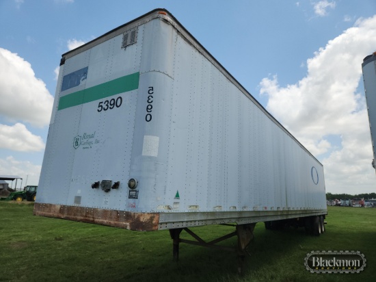2000 HYUNDAI DRY BOX VAN TRAILER,
