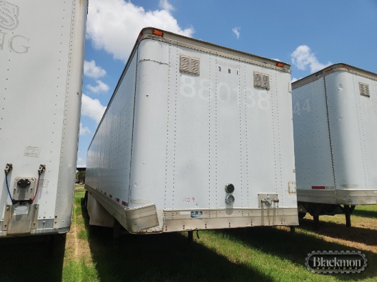 1998 TRAILMOBILE DRY BOX VAN TRAILER,