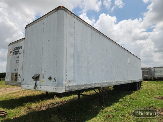 1999 STOUGHTON DRY BOX VAN TRAILER,