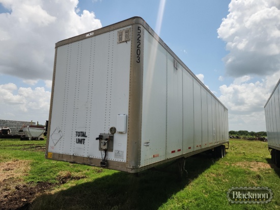 2007 WABASH DRY BOX VAN TRAILER,