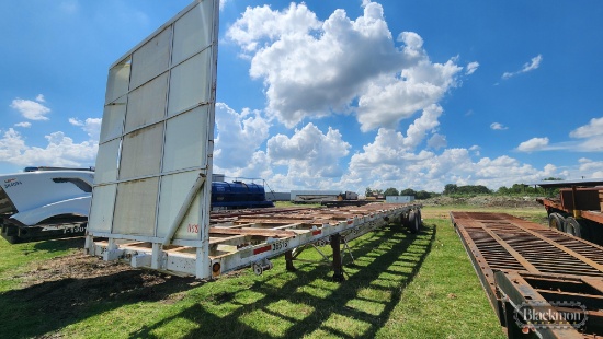 2008 WADE FLATBED TRAILER,