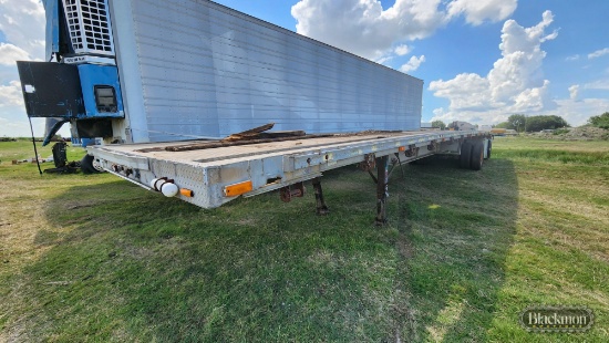1996 RAVENS FLATBED TRAILER,