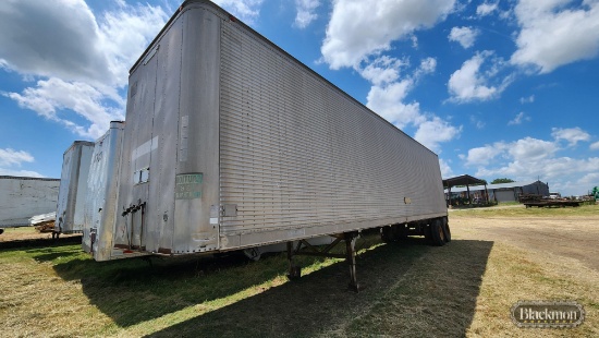 1971 TRAILMOBILE DRY BOX VAN TRAILER,