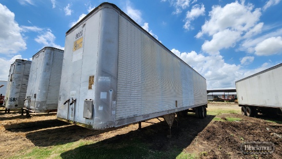 1973 TRAILMOBILE DRY BOX VAN TRAILER,