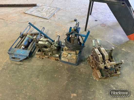 (2) Pipe Fusion Clamps, (1) Pipe Heater & Clamp