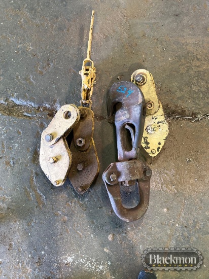 grapple hook and pulleys