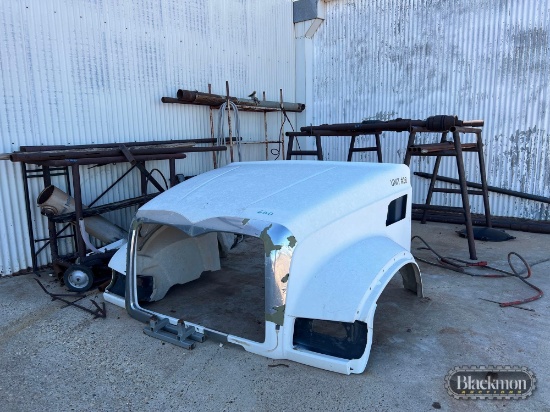 pipe racks, truck hood, miscellaneous