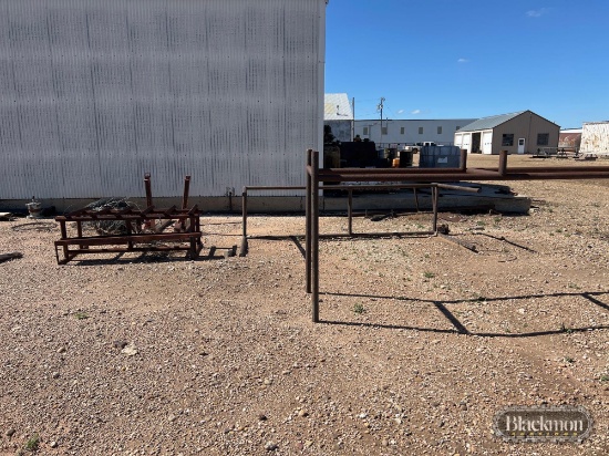pipe racks, forks, barbed wire, etc