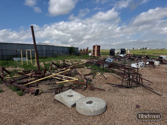 All Scrap Concrete Blocks to Upright Tank