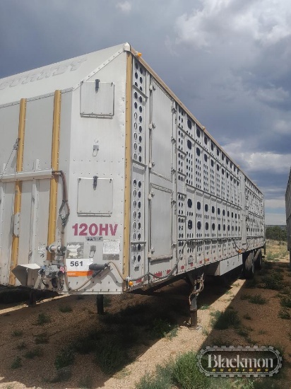2013 MERRITT LIVESTOCK TRAILER,