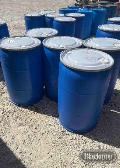 55 GAL POLY BARRELS,