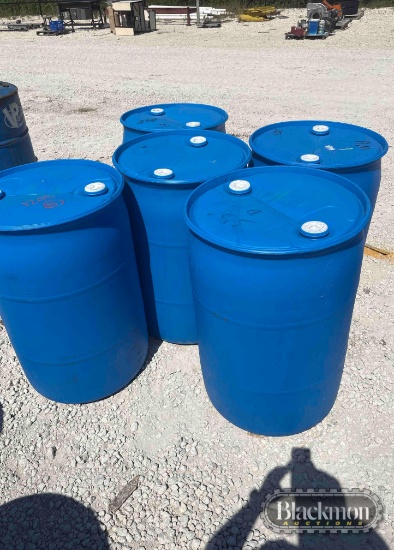 55 GAL POLY BARRELS,