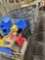 (9) PALLETS OF PLASTIC PARTS BINS