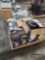 PALLET OF COFFEE MAKERS, FOOD WARMING TRAYS, AND MISC