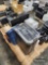 (6) pallets of computer towers, shredders, printers and misc