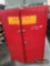 RED FLAMMABLE CABINET