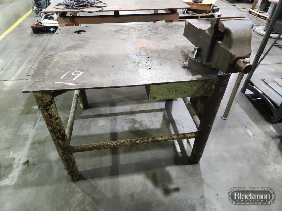 METAL SHOP TABLE