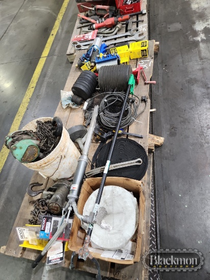 (3) PALLETS WITH TOOLS