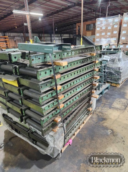 LARGE LOT OF ROLLER CONVEYORS
