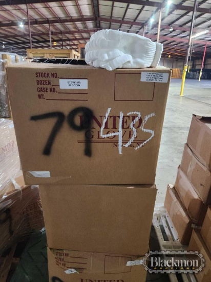 PALLET WITH BOXES OF GLOVES