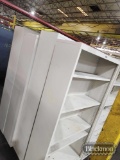LOT OF METAL SHELVES