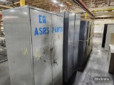 LOT OF METAL CABINETS & SHELVES