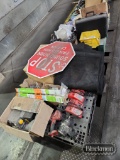 (4) PALLETS WITH MISC ITEMS