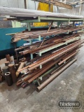 METAL RACK WITH MISC METAL