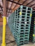 (196) PLASTIC PALLETS