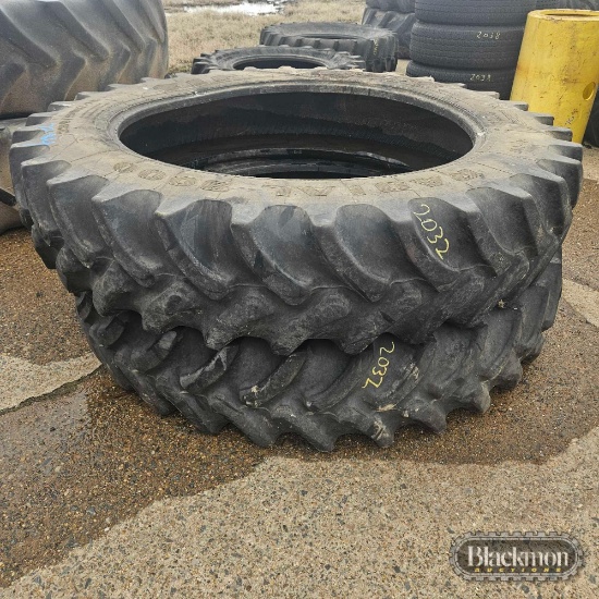 (2) 380/90R46, TIRES