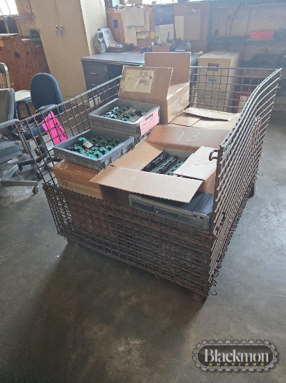 BASKET OF PARKING METER ELECTRICAL PARTS