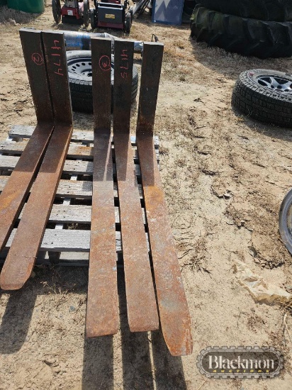 (3) Forklift Forks