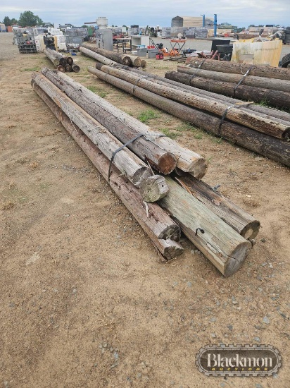 (6) Pole Barn Poles