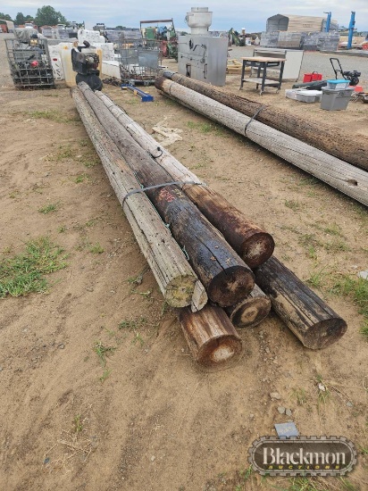 (6) Pole Barn Poles